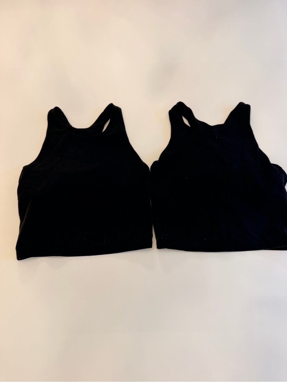 Athleta Girl Racerback Sports Bra Lot of 2 Black Size S/7